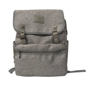 HFSX Laptop Backpack Heather Gray Travel School Bag with USB Charging Port